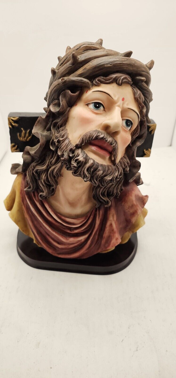 Vintage  Bust Head Statue of Jesus  11\