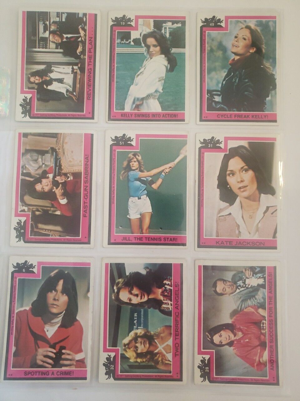 charlie\'s angels Cards 1977 And 1978 17 Cards