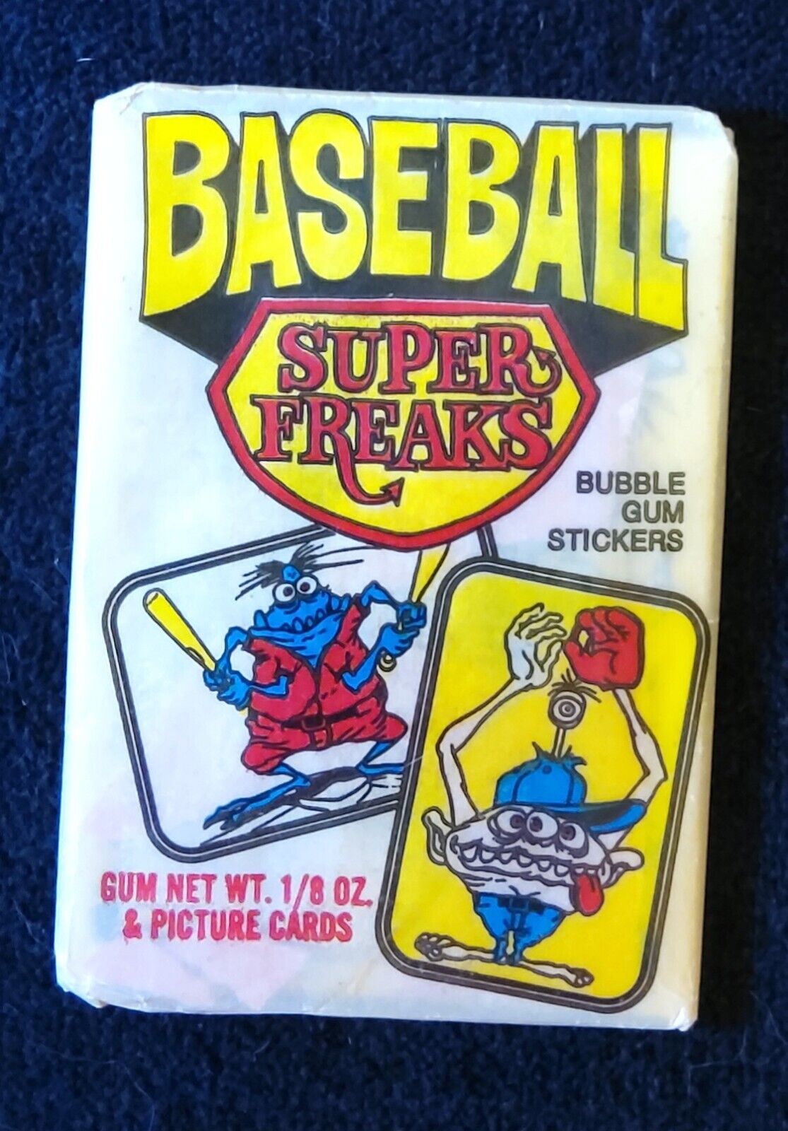 1973 Donruss Baseball SUPER FREAKS Unopened Pack, High Grade, Rare
