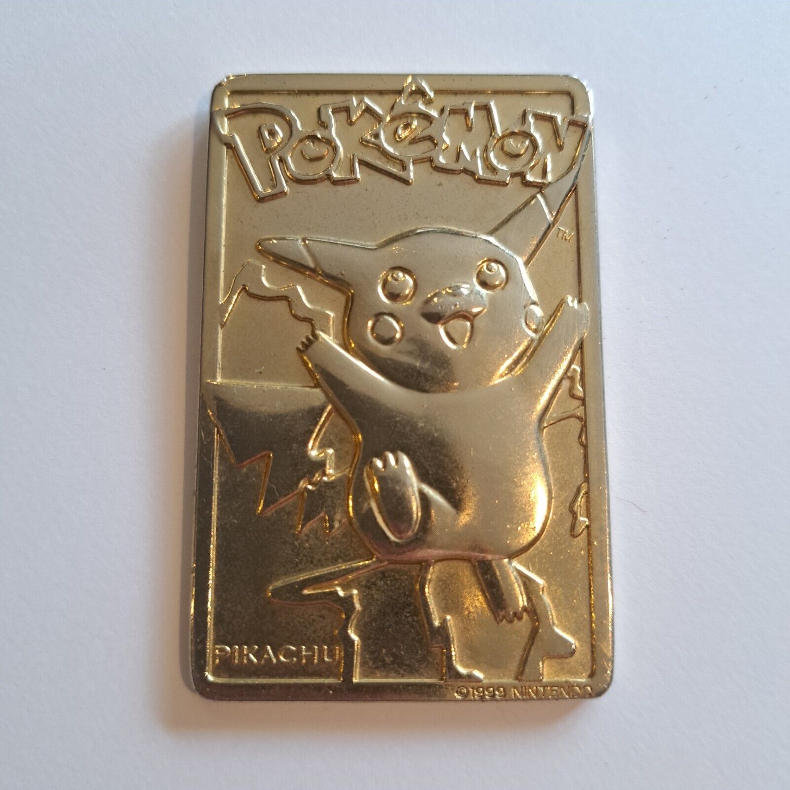 1999 Promo Pokémon Card - Pikachu - 23k Gold Plated - Vintage / Limited Edition
