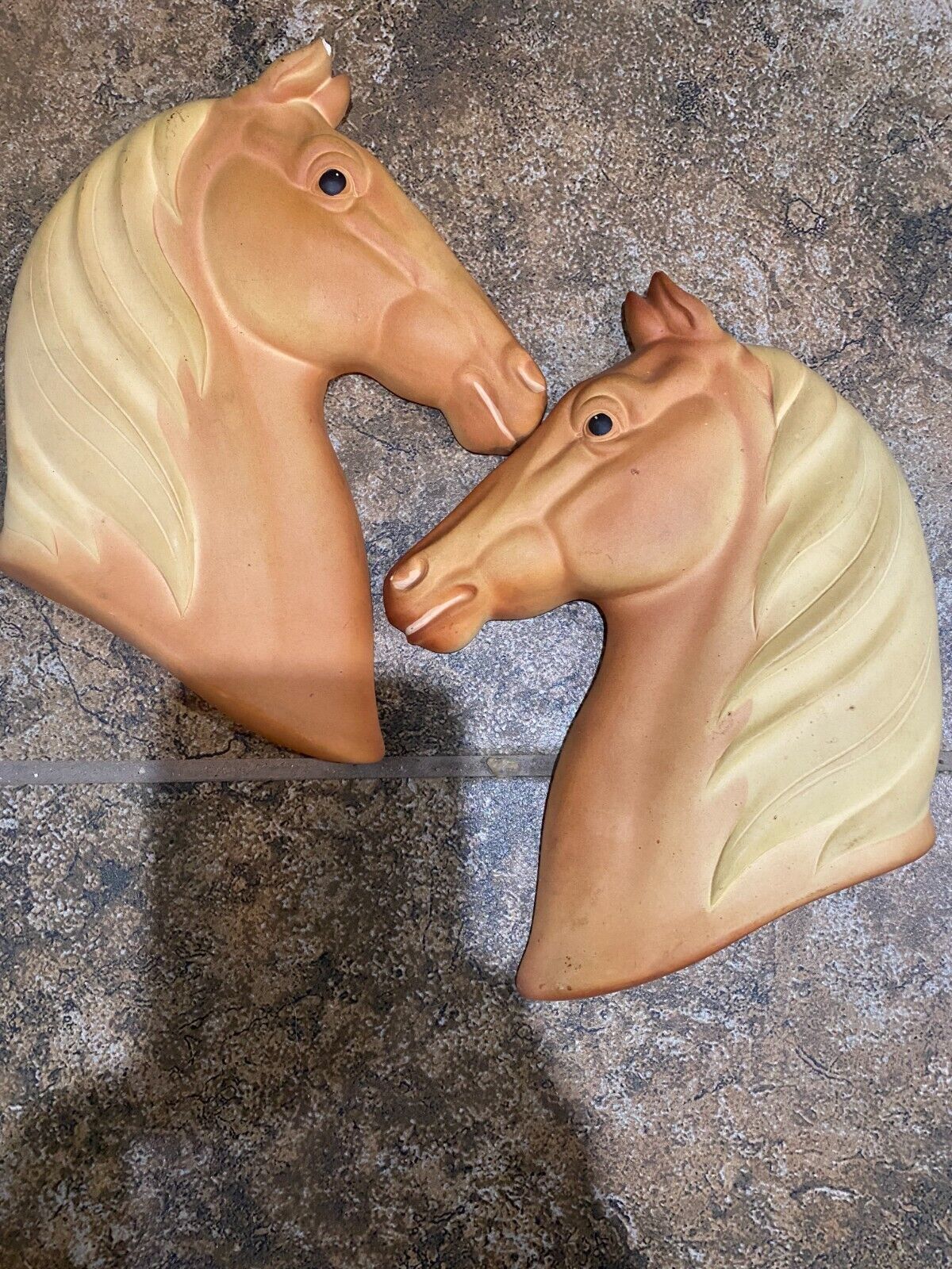 Vintage 1959 Miller Studio Chalkware Horse Head (2)