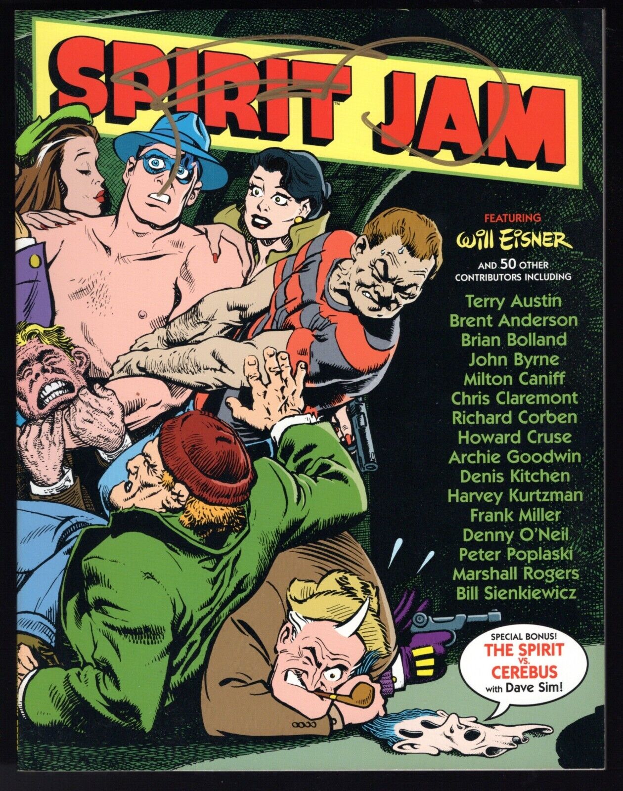 Spirit Jam SC 1998 1st - Will Eisner +50 Artist Jam - Signed by Frank Miller NM