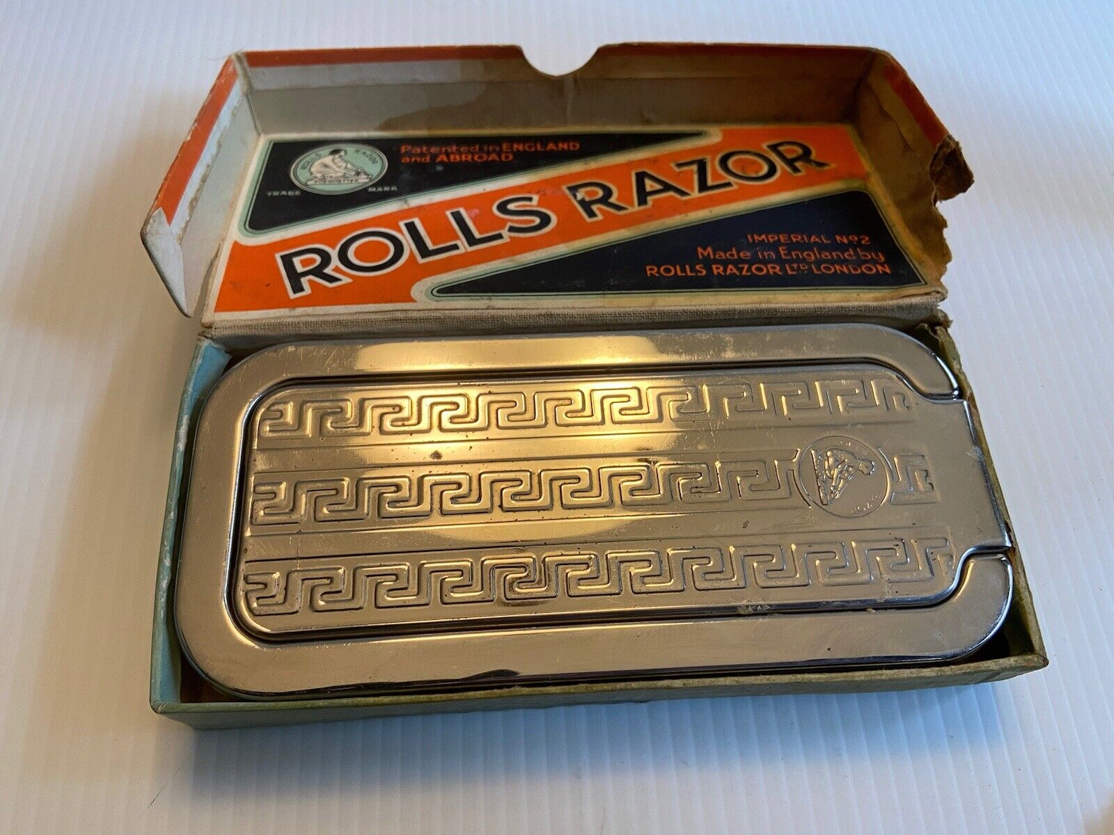 Vintage Rolls Razor Imperial No. 2 Made In England Original Box, Instructions