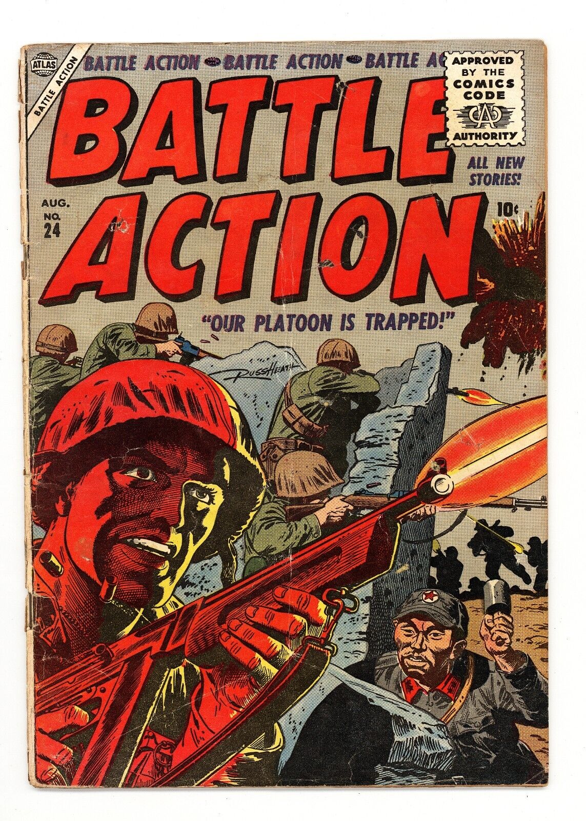 Battle Action 24 G/VG 1956