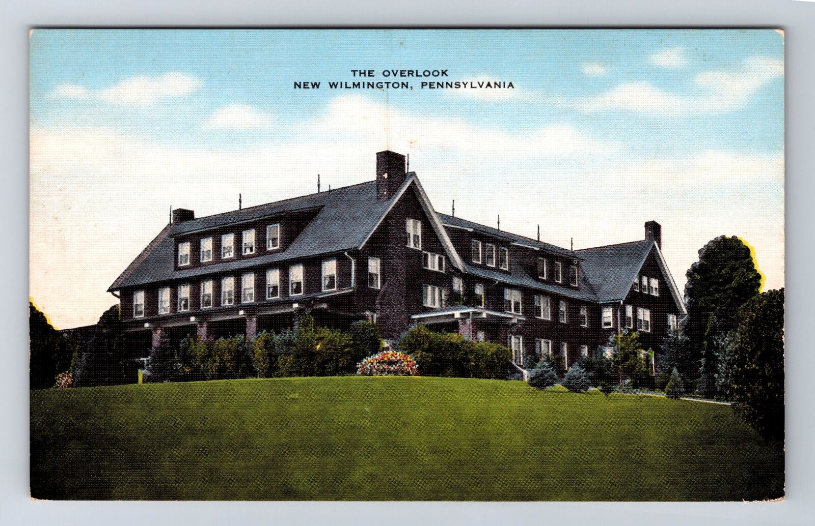 Wilmington PA-Pennsylvania, The Overlook, Antique, Vintage Postcard