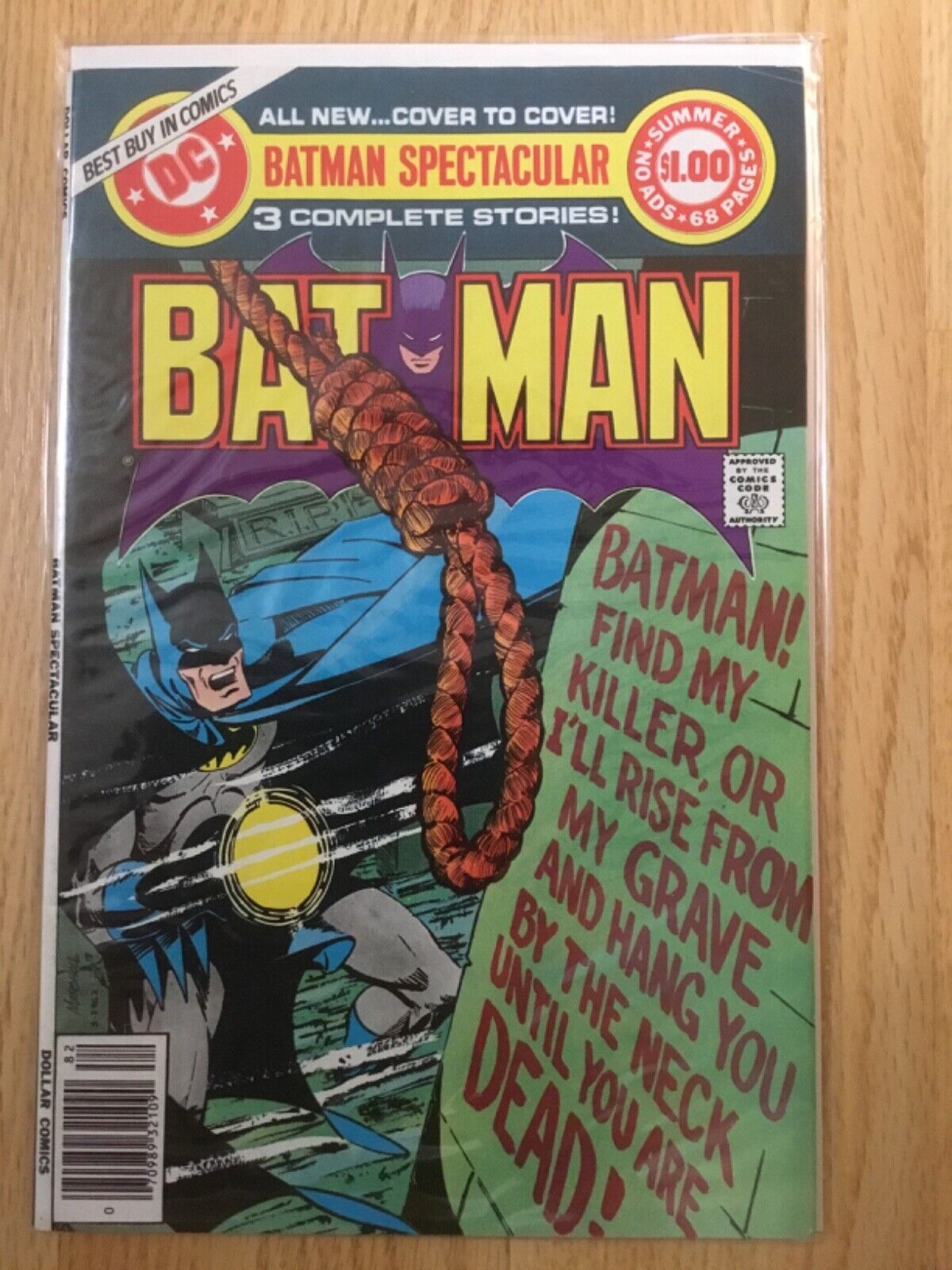Batman Spectacular DC Comics 1978 High Grade Marshall Rogers Art