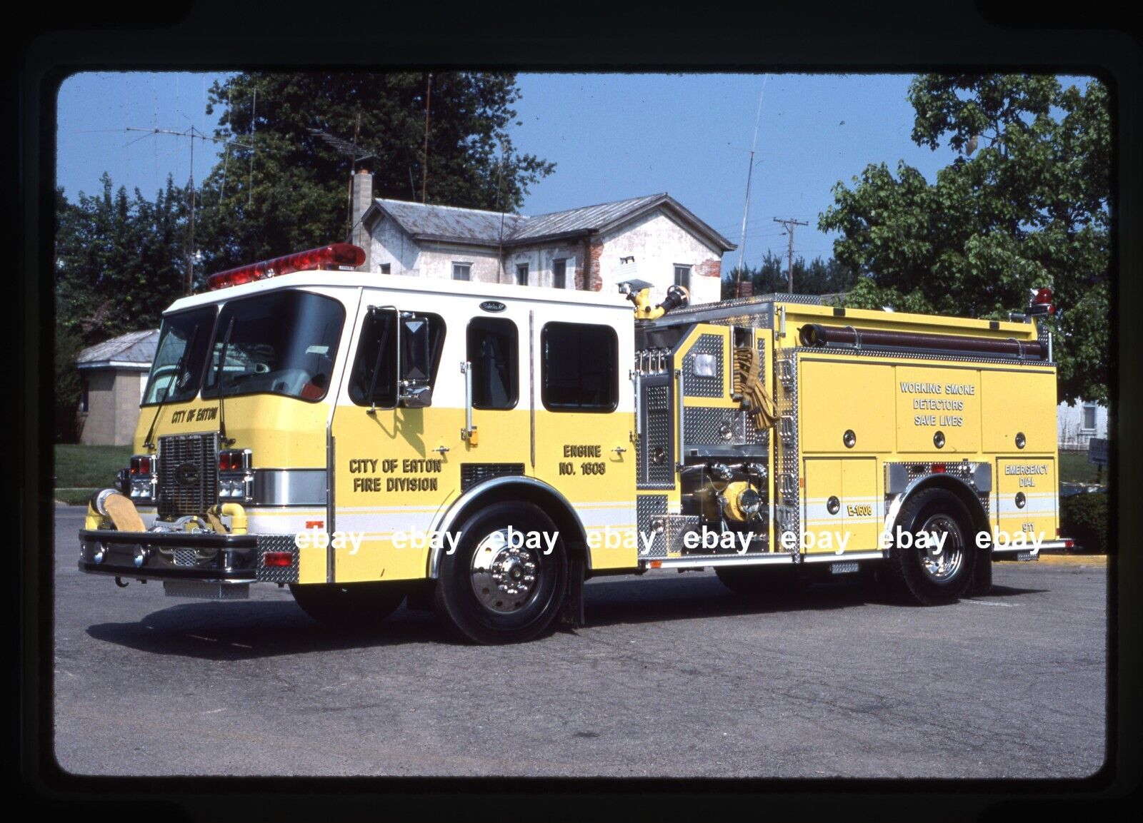 Eaton OH 1996 Emergency One pumper Fire Apparatus Slide