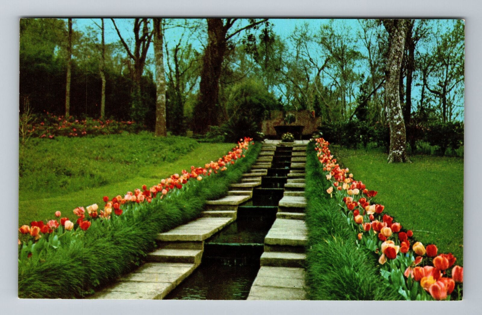Jefferson Island LA-Louisiana, The Cascade, Van Winkle Garden Vintage Postcard