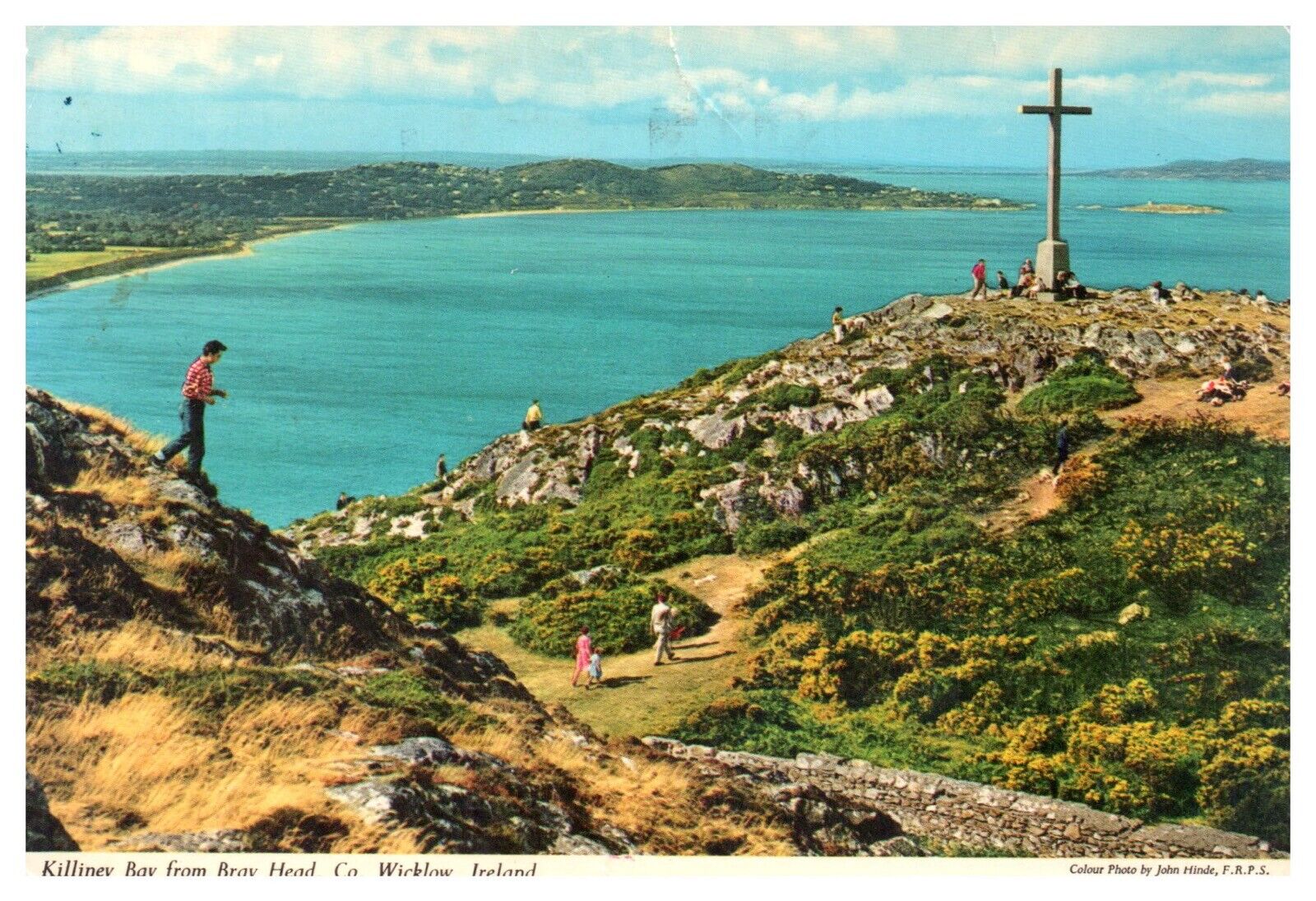Bray Ireland Largest Seaside Resorts Wicklow Mountains Posted Chrome Postcard
