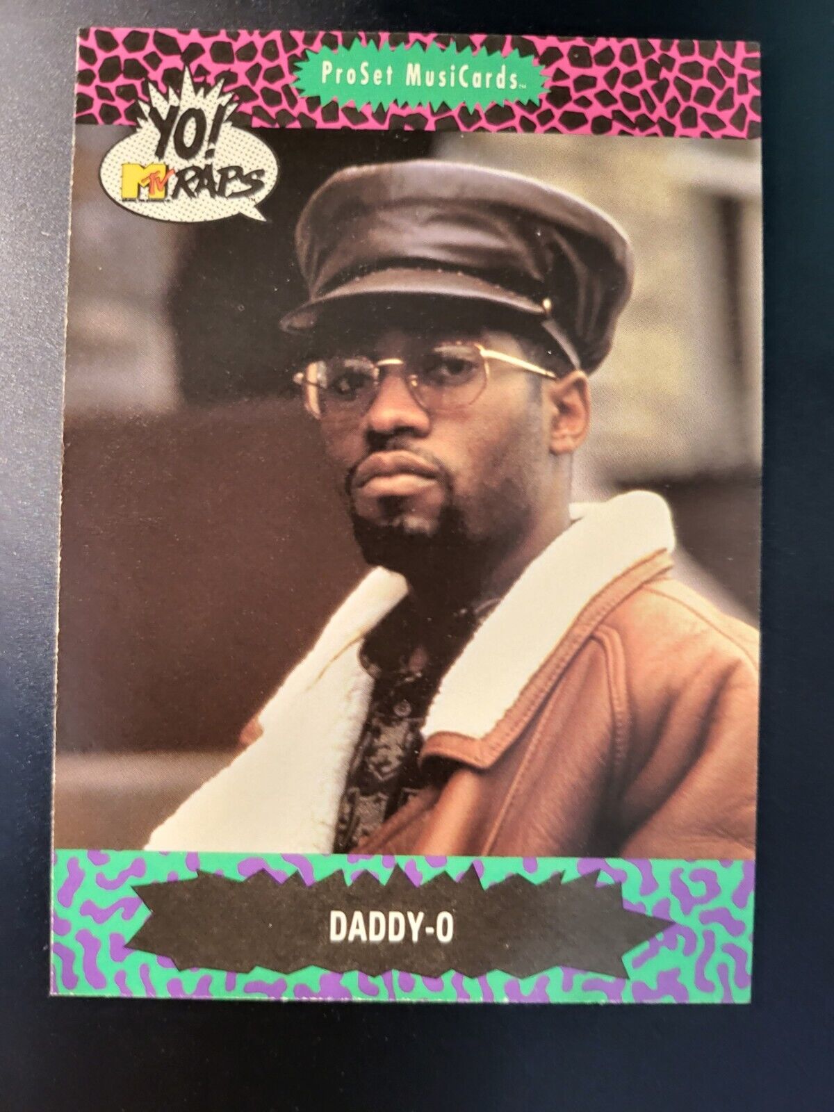 1991 ProSet MusiCards YO MTV Raps Daddy-o RC card #112