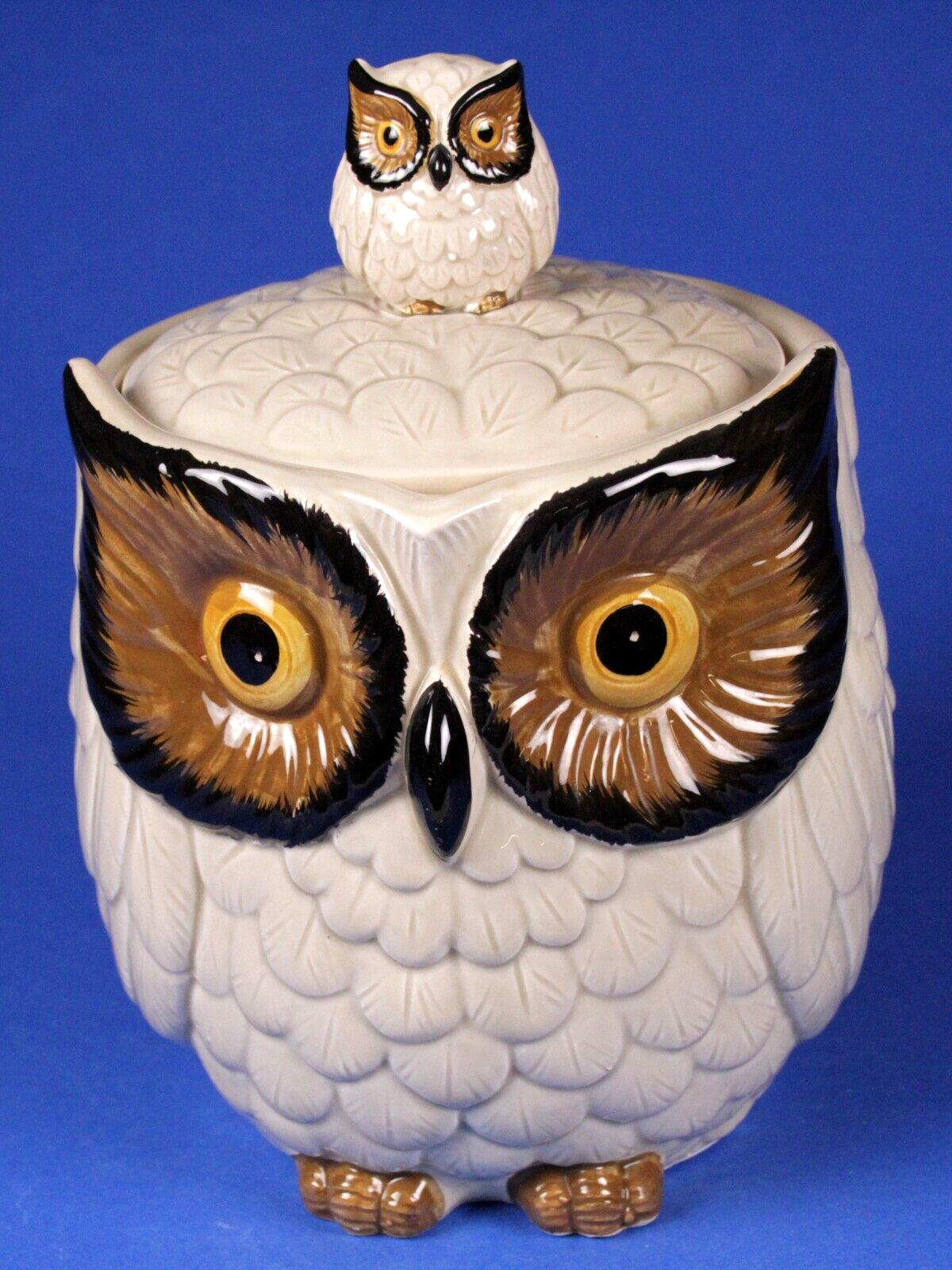 Vintage Otagiri OWL Cookie / Biscuit Jar