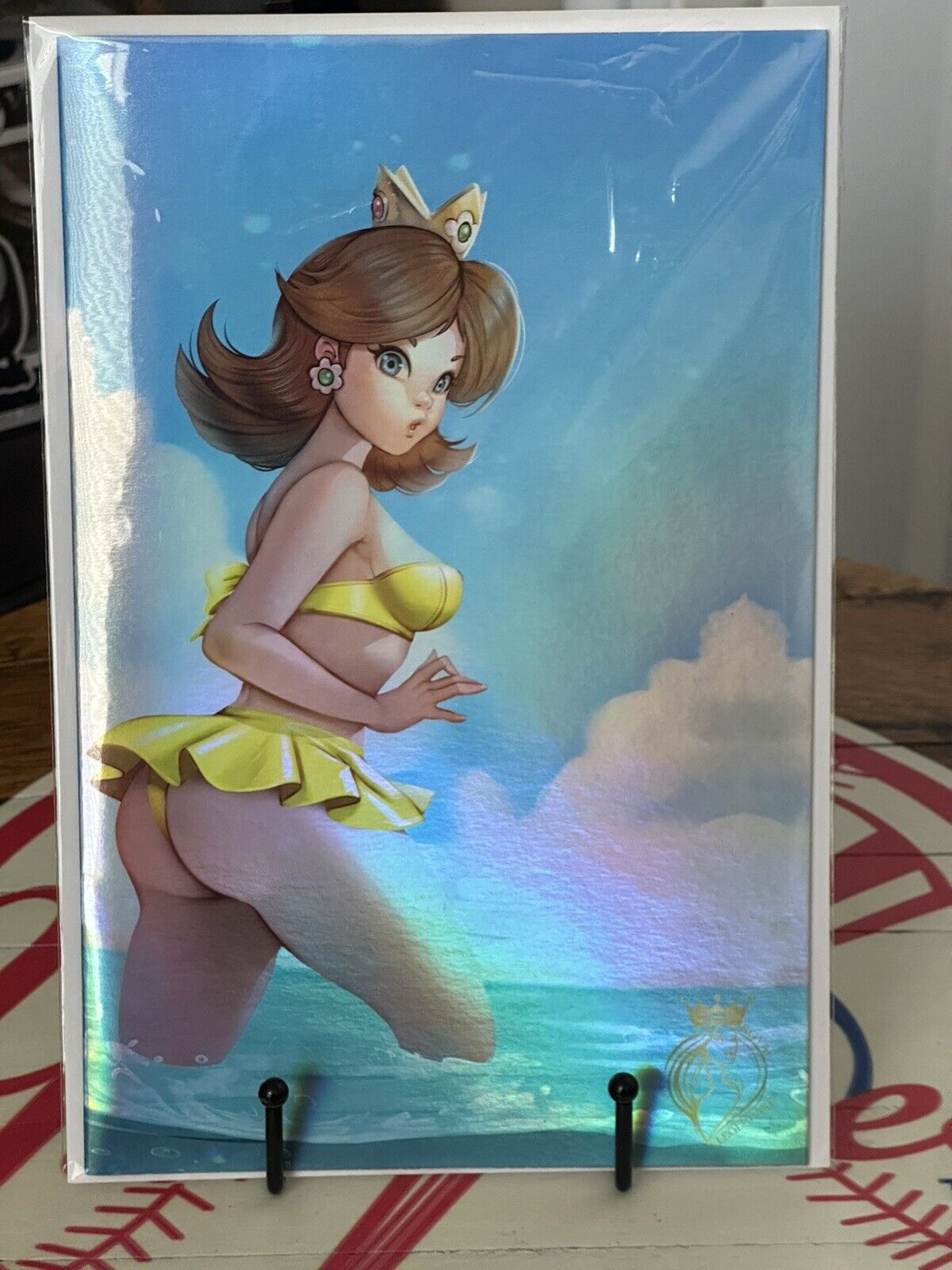 Flawless Universe Presents: Princesses Nice At The Beach Daisy Foil Damaged Ding