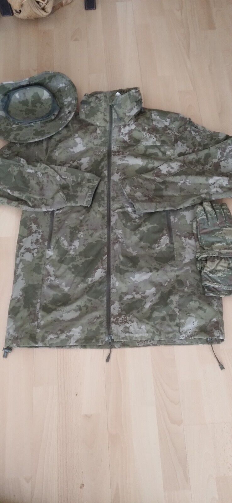 Turkish Army  Latest Vegetato camouflage Parka M camo Overcoat 3