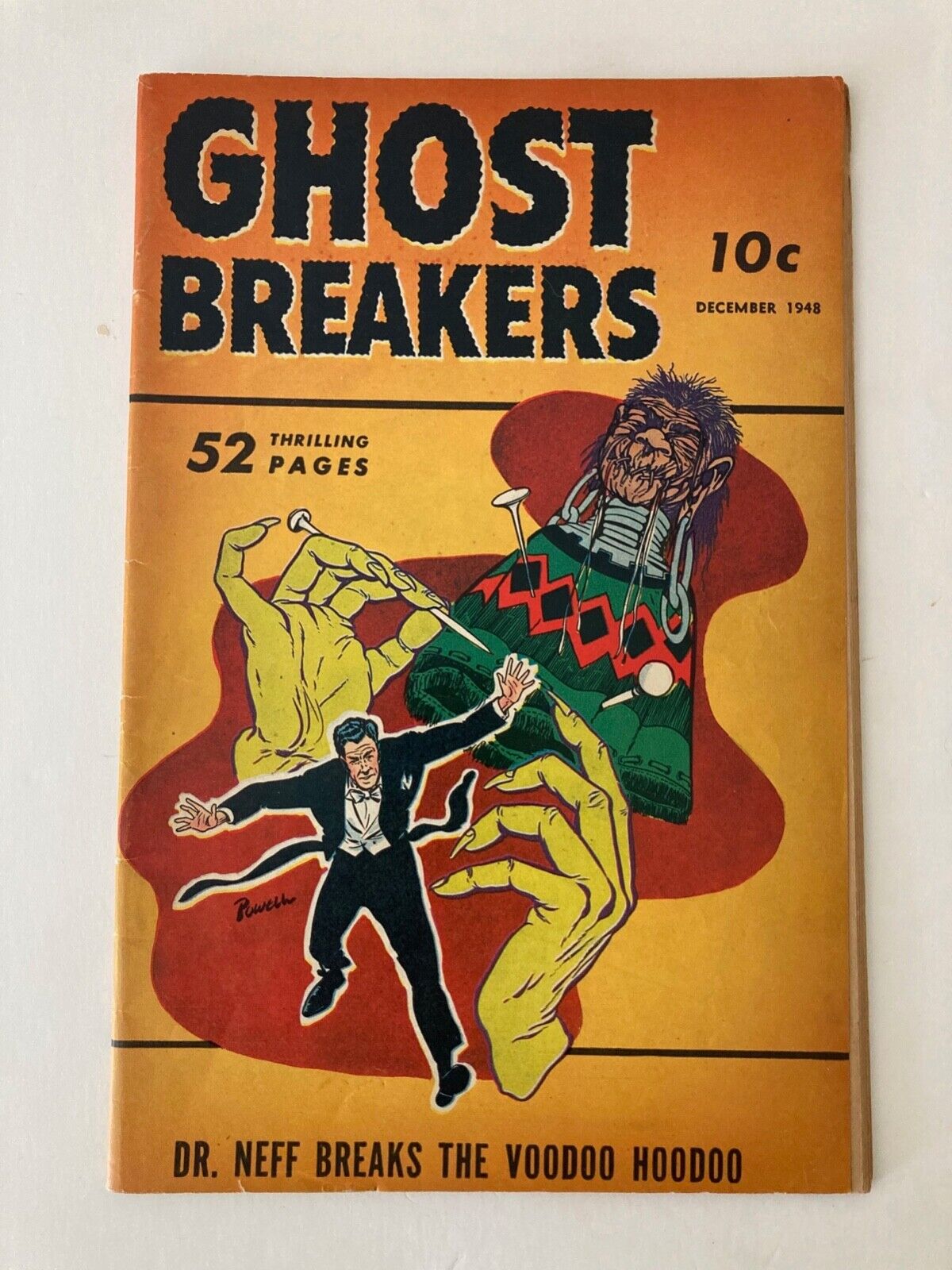 GHOST BREAKERS #2 - Street & Smith - Dr. Neff - Shrunken head cover - Golden Age