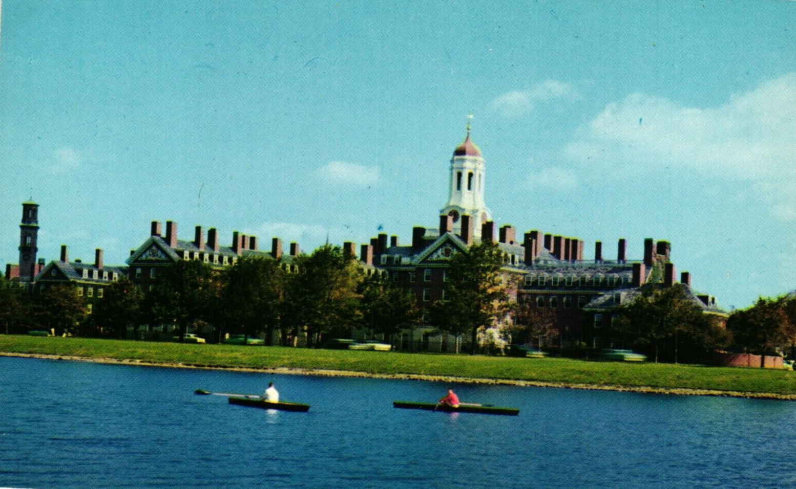 Dunster House Harvard University Cambridge Massachusetts Vintage Postcard