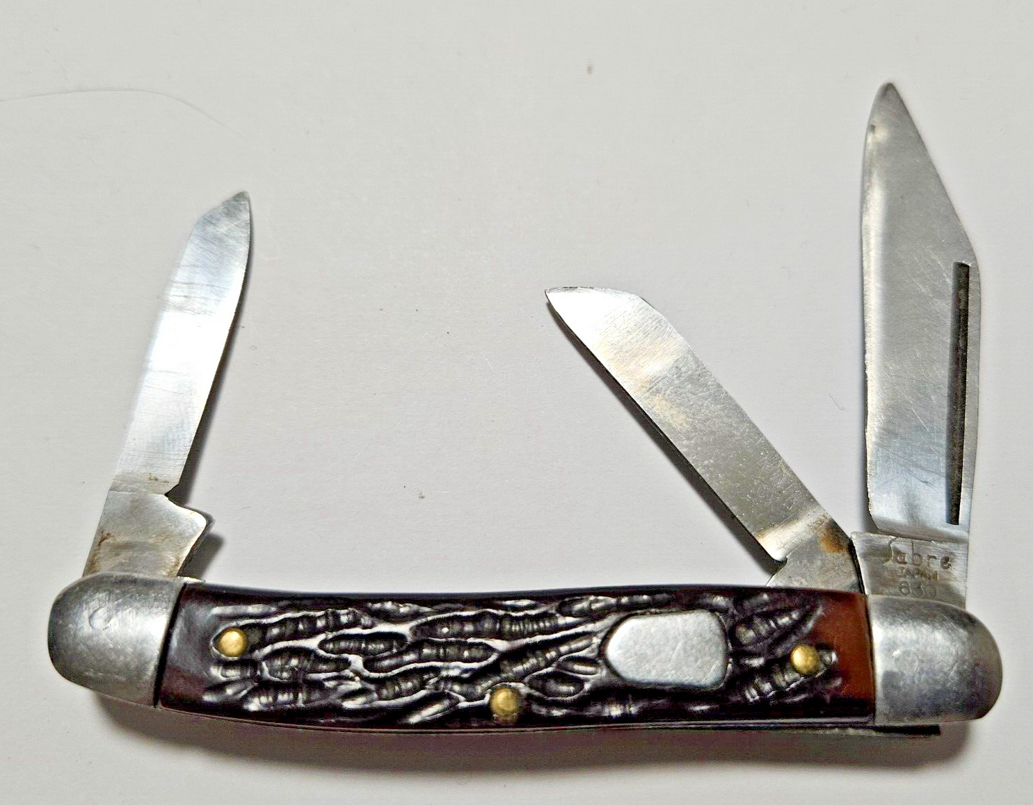 Vintage Sabre 630 Folding 3 Blade Pocketknife