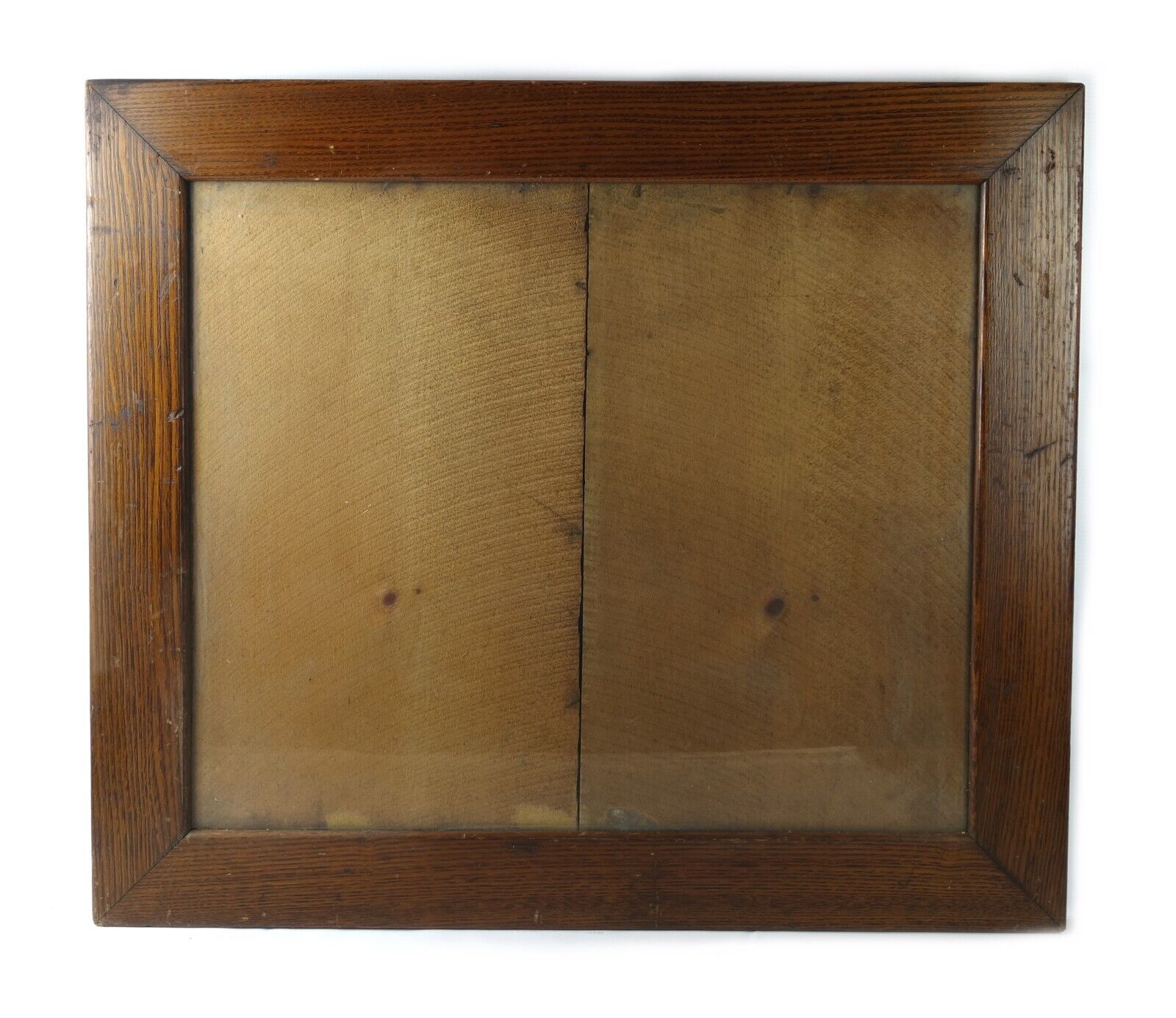 Antique 19th Century Primitive Eastlake Oak Picture Frame Fits 20x24