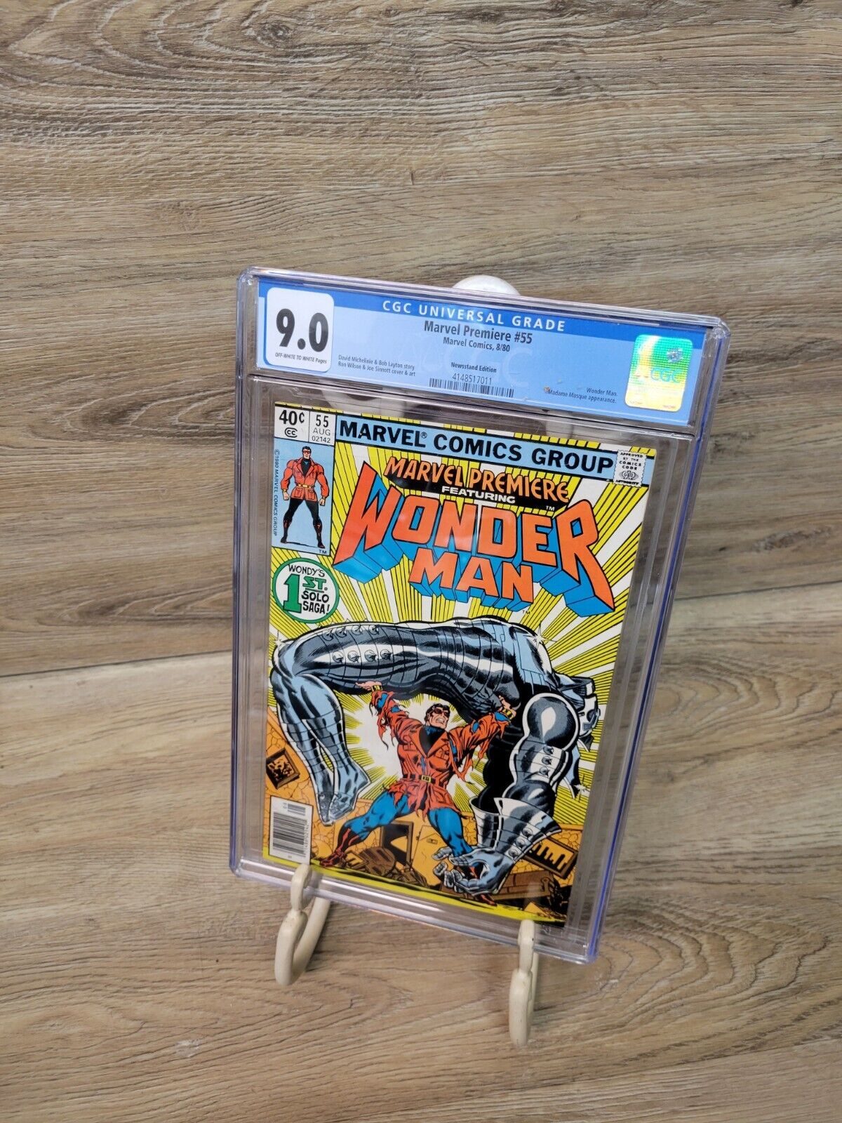 Marvel Premiere #55 Marvel Comics 1980 CGC 9.0 Newsstand 1st Solo Wonder Man
