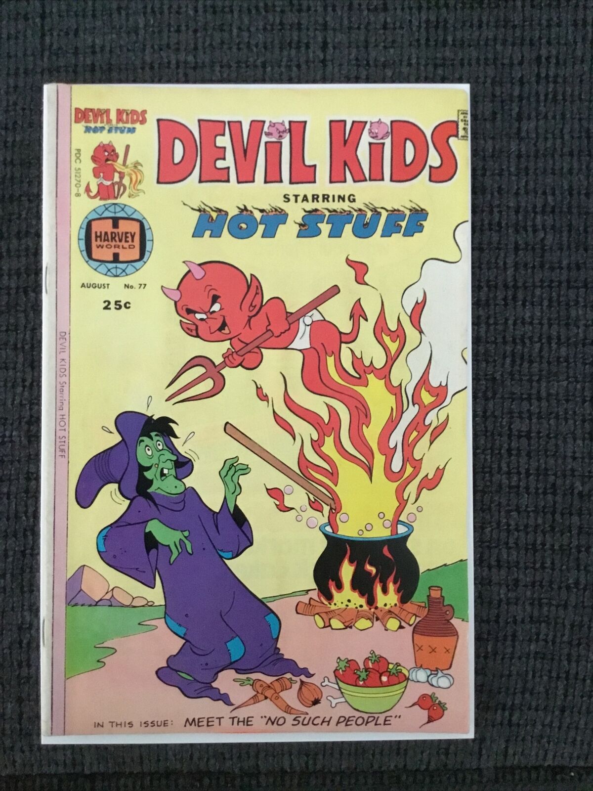 Devil Kids Starring Hot Stuff #77- Harvey World 1976- Meet The No Such People