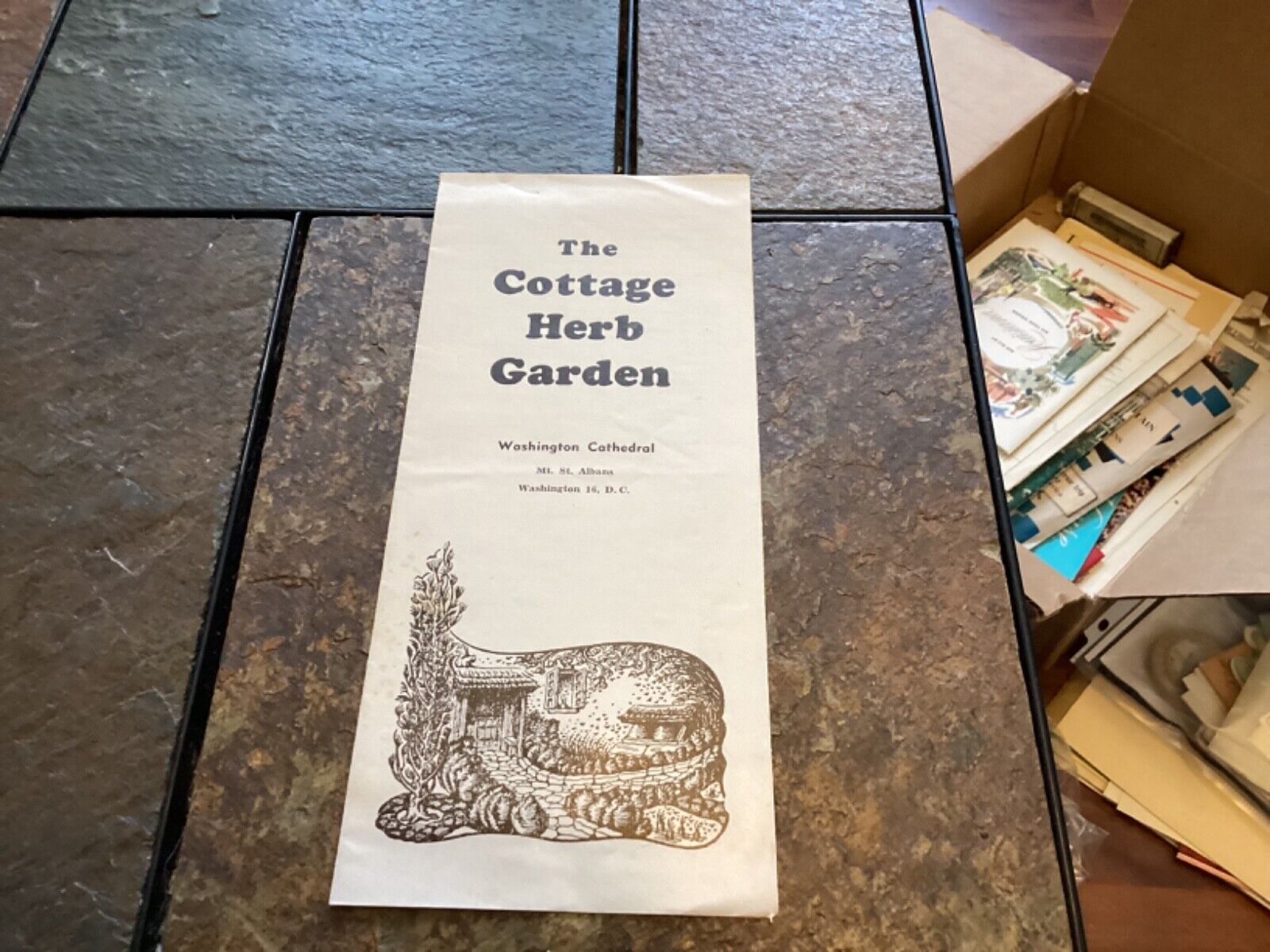The Cottage Herb Garden Price List, Mt. St. Albans, Washington D.C. Brochure