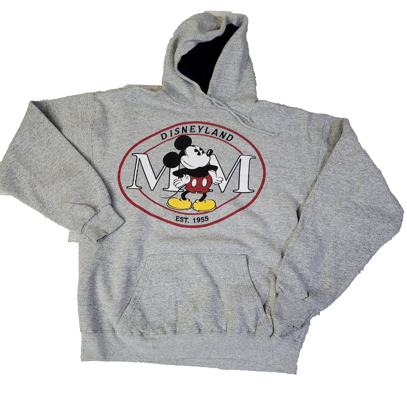 Vintage 90s Disney Designs Hoodie Mickey Mouse Large Logo Disneyland Pullover
