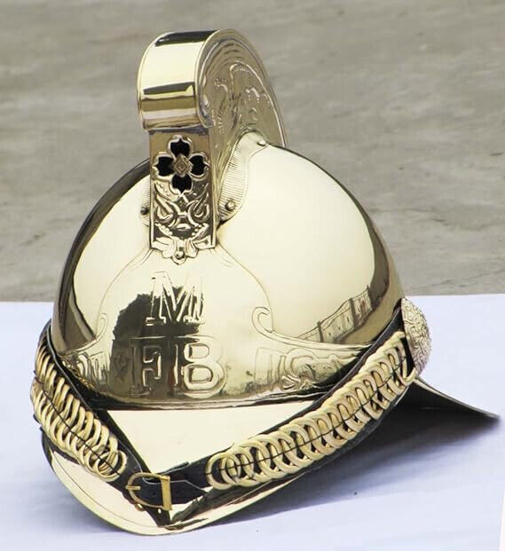 Collectible Victorian MERRYWEATHER Brass MFB Fireman FIRE Brigade Helmet