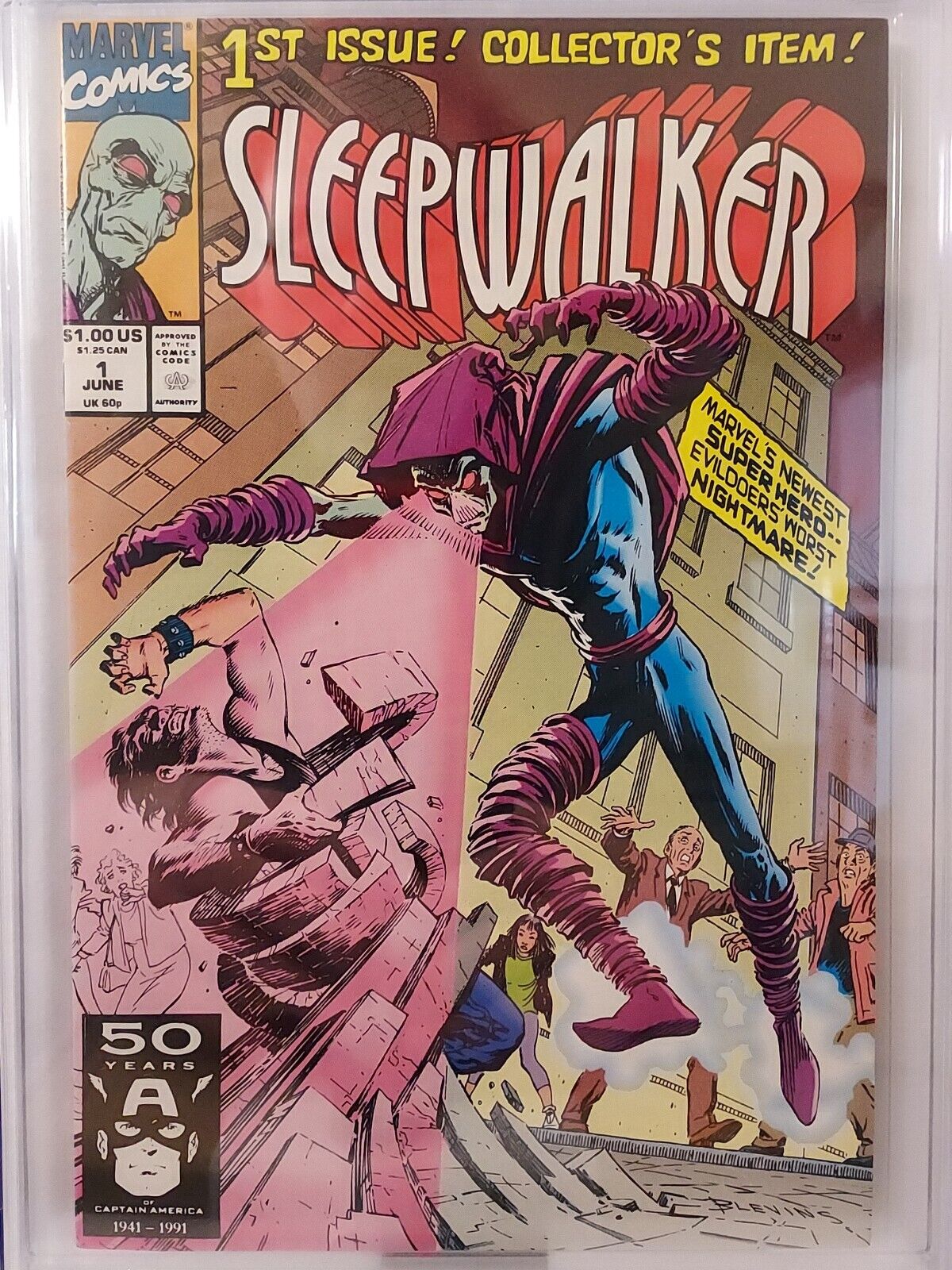 SLEEPWALKER #1 CGC 9.2  Marvel 1991  1st Appearance