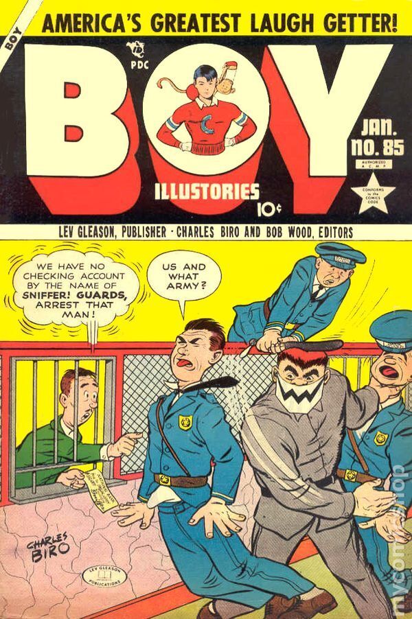 Boy Comics #85 GD/VG 3.0 1953 Stock Image Low Grade