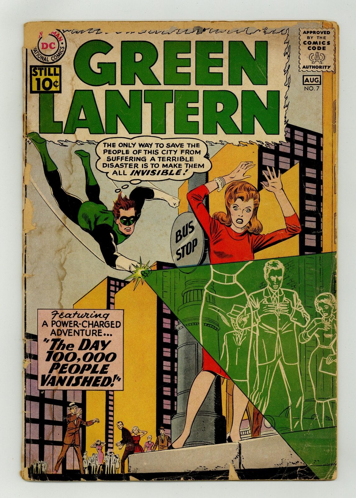 Green Lantern #7 FR 1.0 1961 1st app. and origin Sinestro