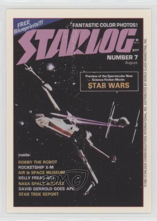 1993 Starlog Magazine Starlog #7 (Star Wars Preview) #10 00qc