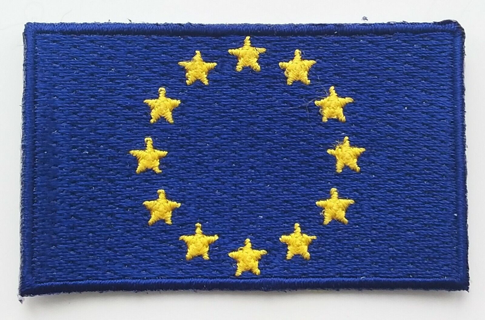 EUROPEAN UNION FLAG PATCH Embroidered Badge 3.8 x 6cm EU Européenne Europäische