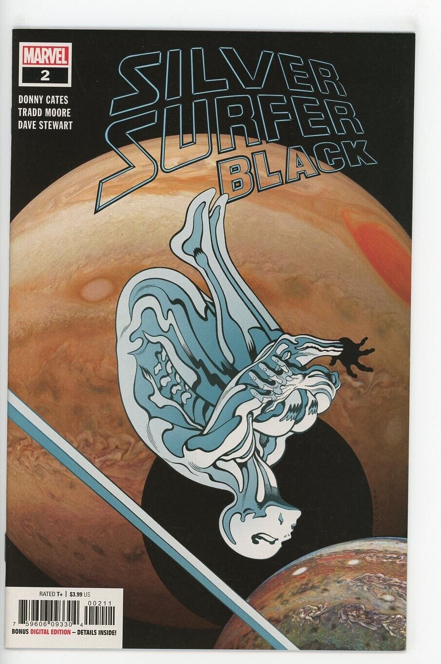 SILVER SURFER: BLACK #2 NM SILVER SURFER BECOMES VOID KNIGHT 2019 MOORE CV b-182