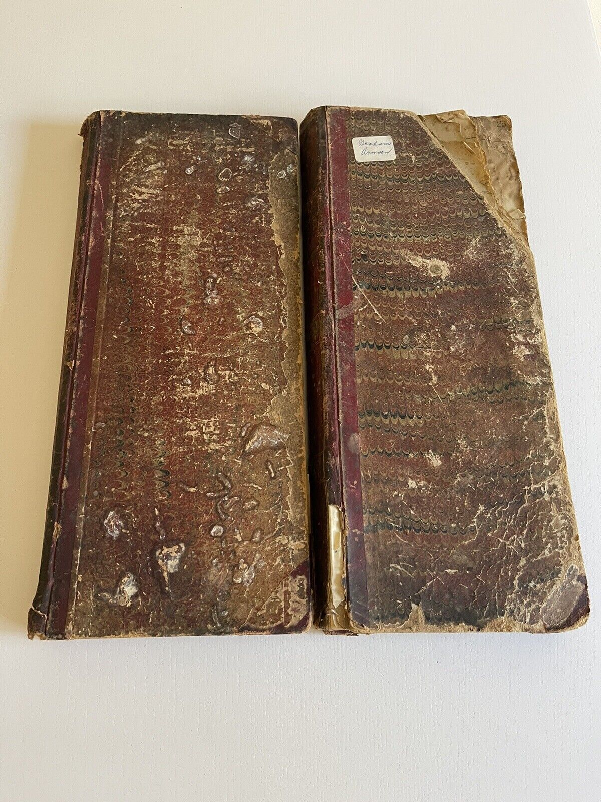 Handwritten Ledger 1874 & 1880 Both Books filled with writing