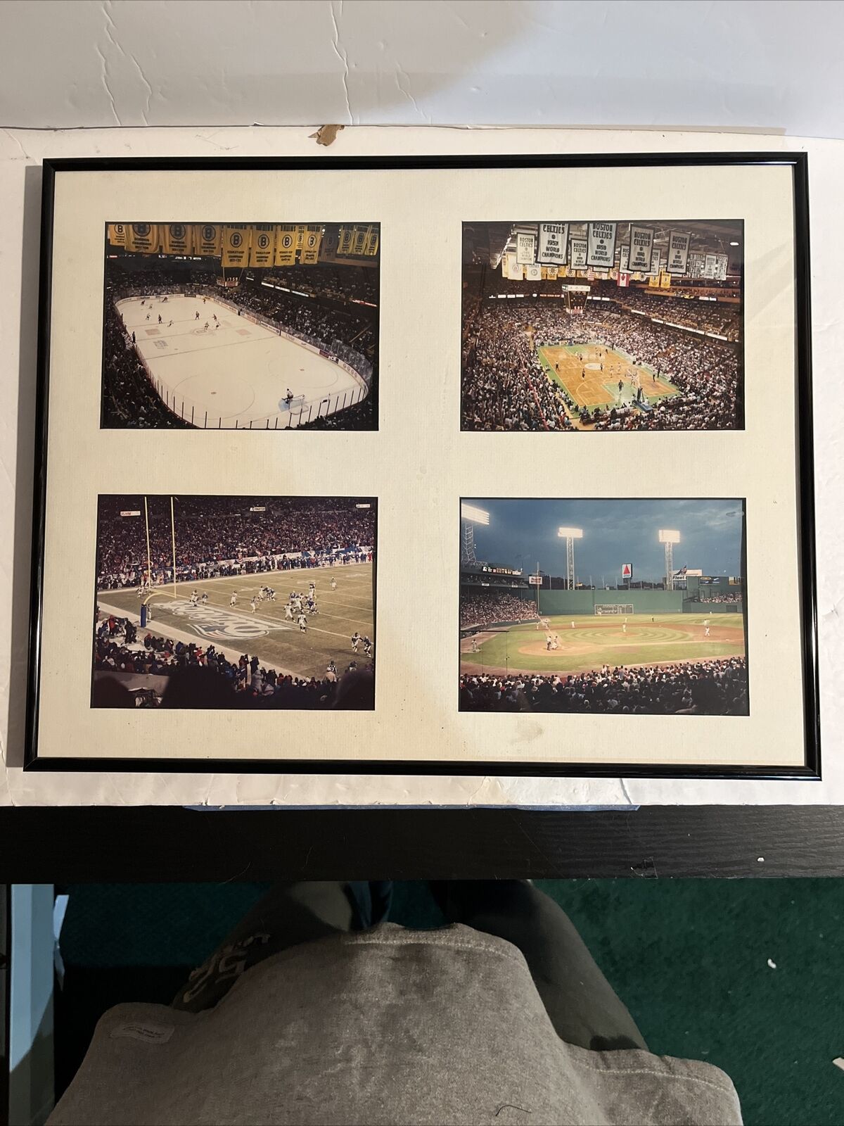 New England Sports Stadiums Wall Picture Framed Pre Owned Good Condition