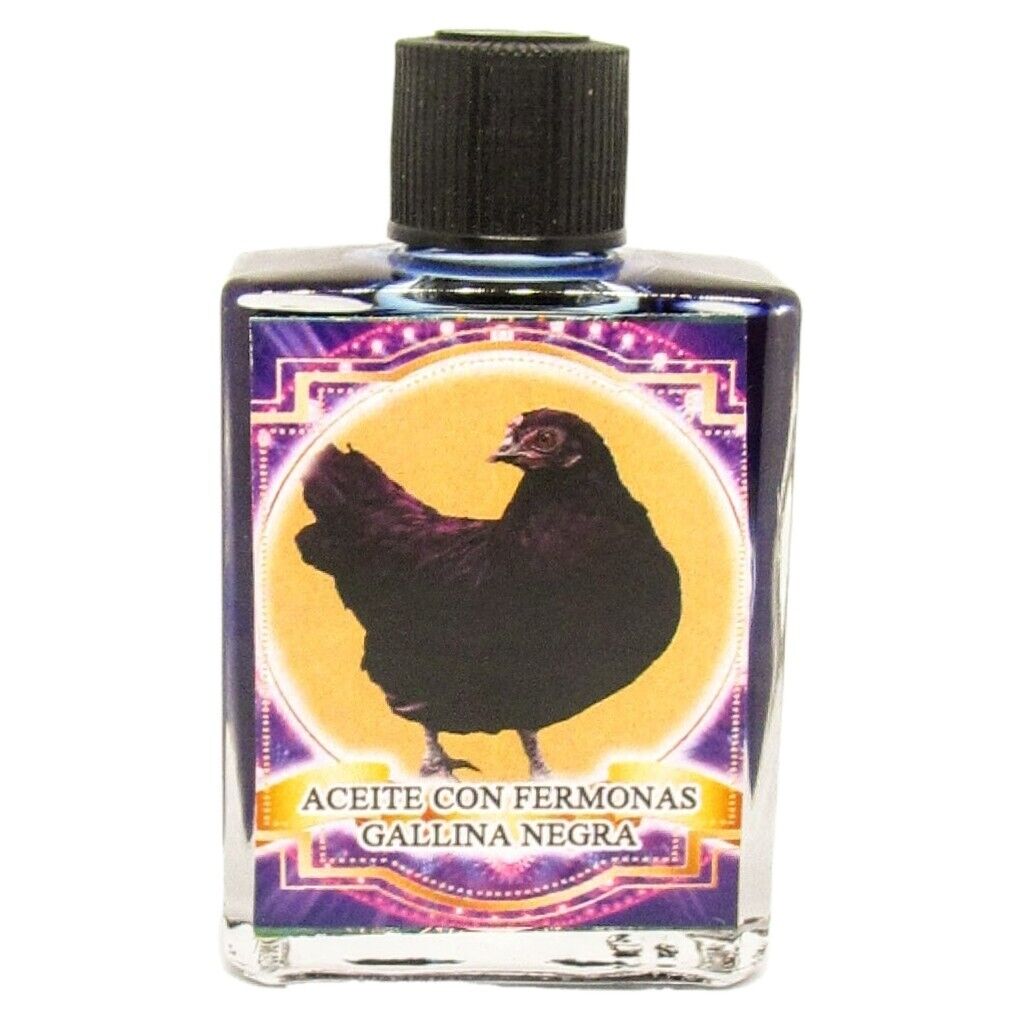 Gallina Negra Aceite Espiritual con Feromonas/ Black Chicken Oil with Pheromones