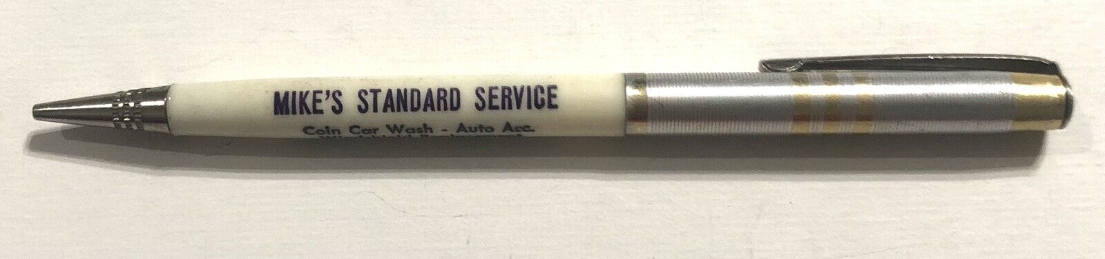 Vintage Mike’s Standard Service Claflin, KS Mechanical Advertising Pencil