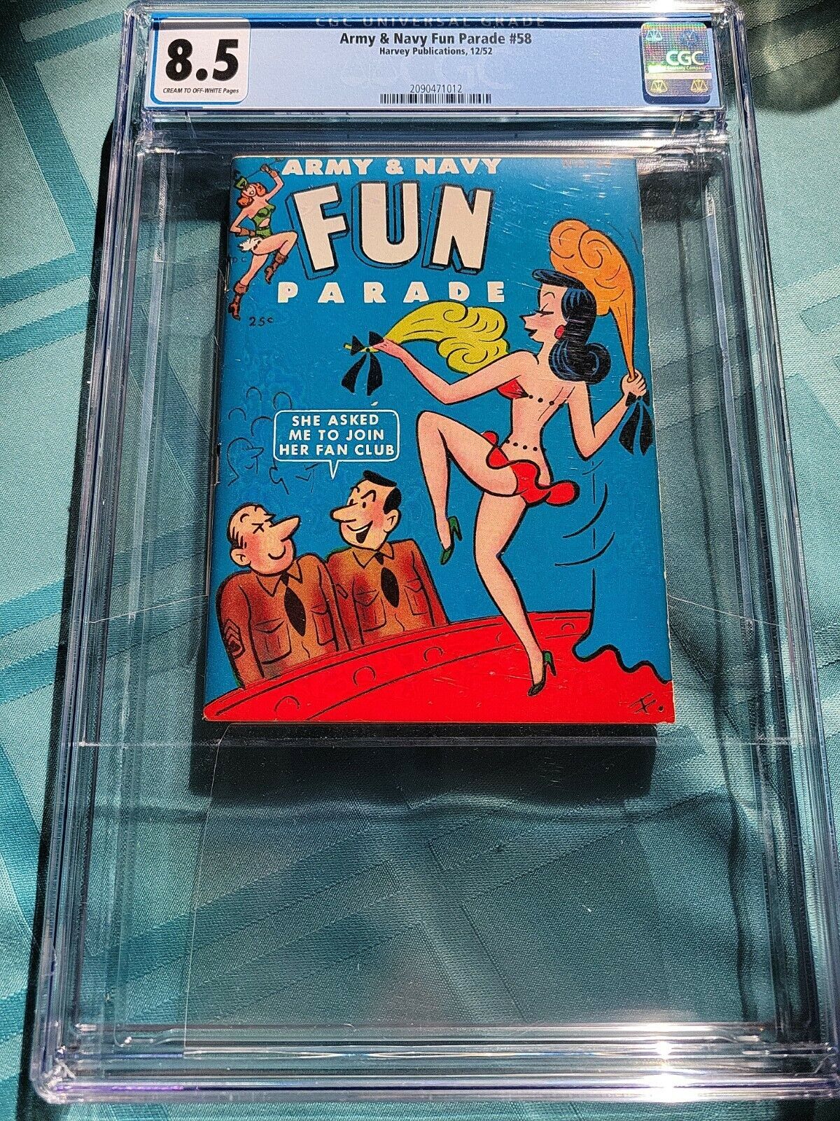 Army & Navy Fun Parade 58 CGC 8.5 1952 only copy graded 