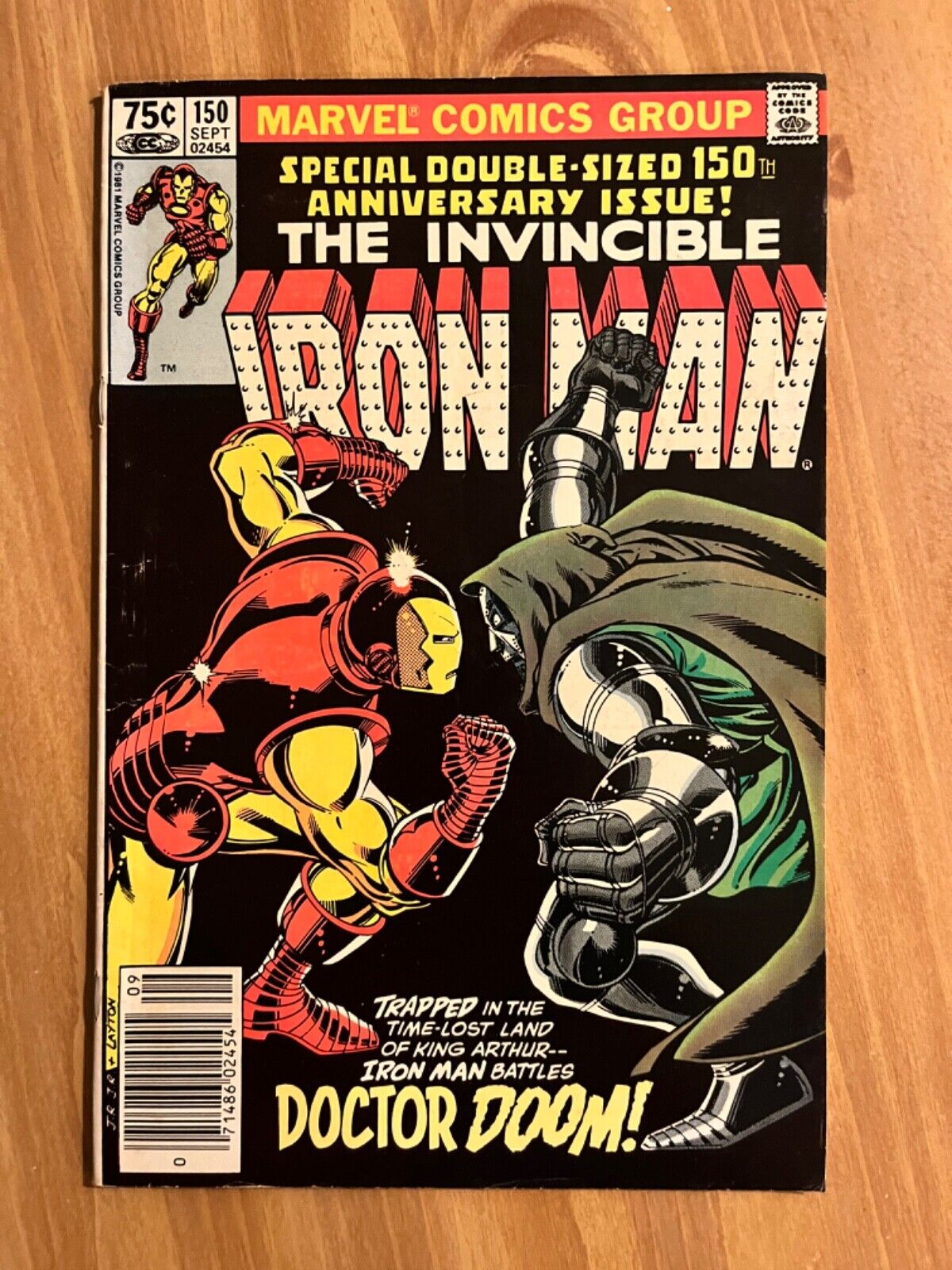 THE INVINCIBLE IRON MAN #150 (SPECIAL DOUBLE -SIZED  ANNIVERSARY ISSUE)