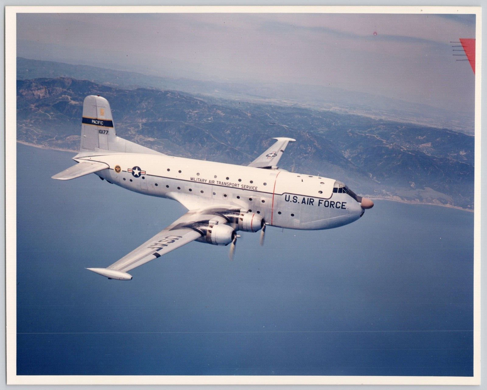 Real Photo USAF US Air Force Douglas C-124 Globemaster II Military Transport