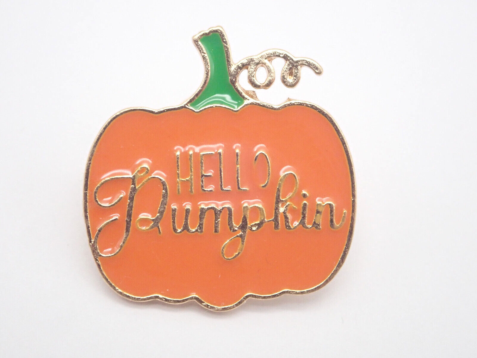 Hello Pumpkin Vintage Lapel Pin