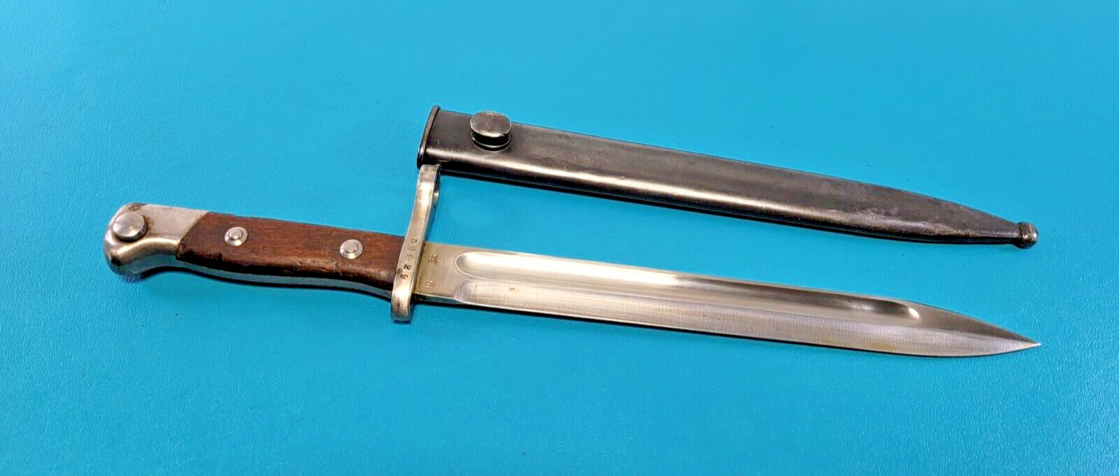 Chilean Model 1895 Mauser Bayonet + Scabbard Weyersburg Solingen MINT Blade