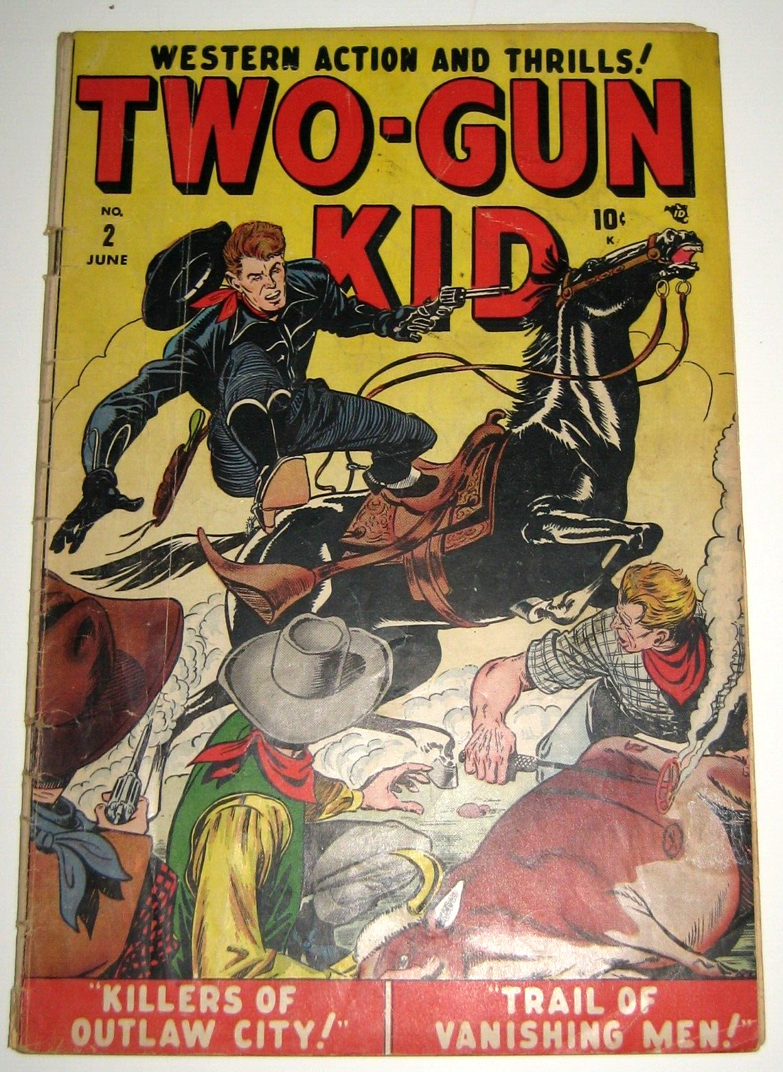 Two-Gun Kid #2 (June 1948) Marvel Atlas Golden Age Western Rare Comic VG FREE SH