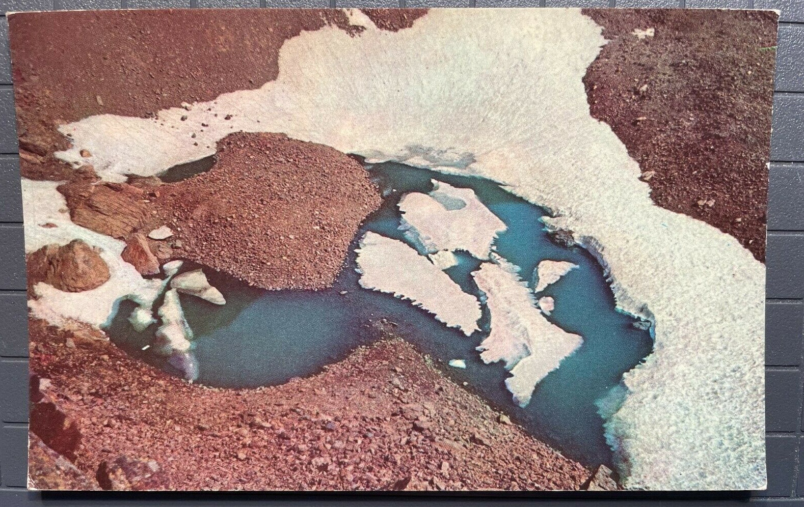Vintage Postcard 1956 Close-Up of Iceberg Lake