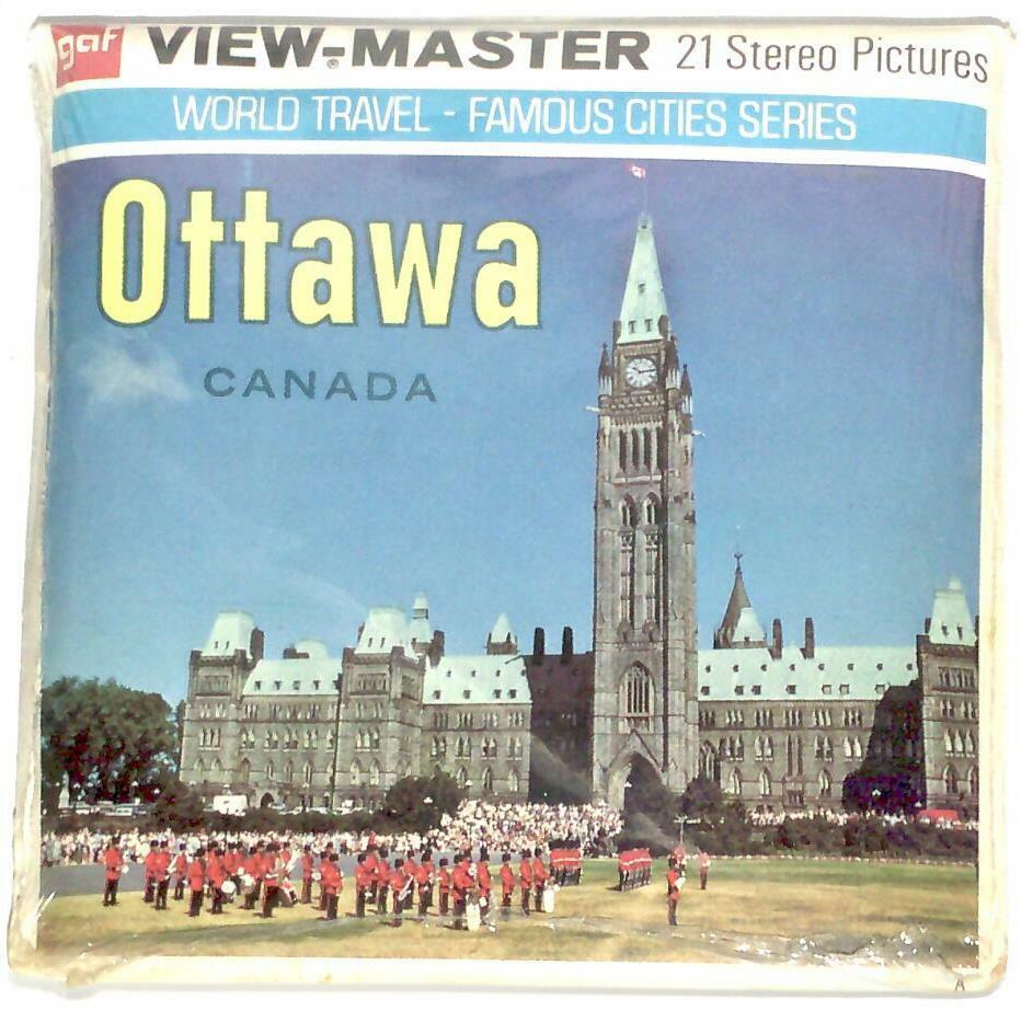 OTTAWA CANADA\'S CAPITOL CITY 3d View-Master 3 Reel Packet NEW SEALED