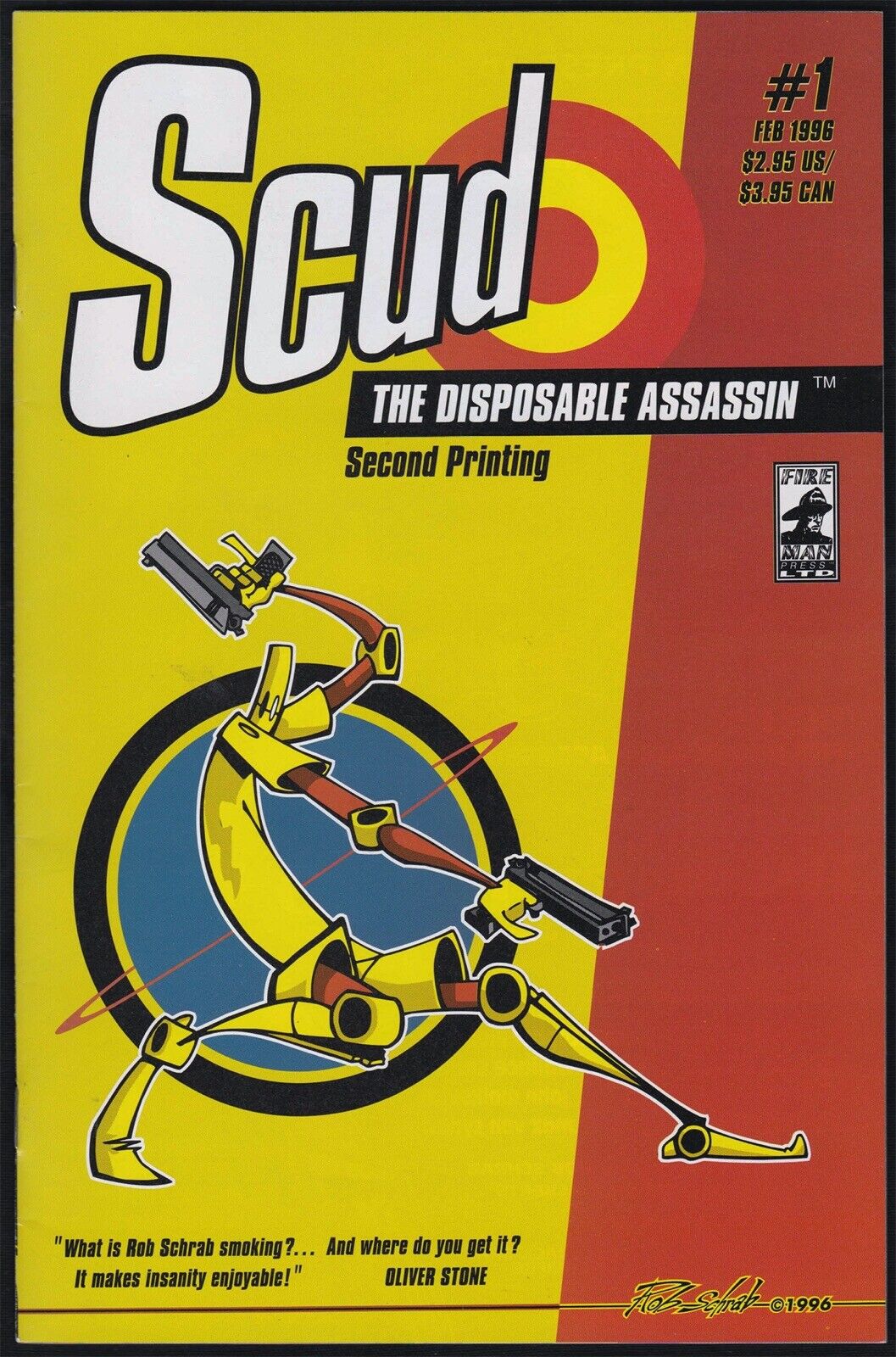 Fireman Press SCUD: THE DISPOSABLE ASSASSIN #1 Second Printing VF/NM