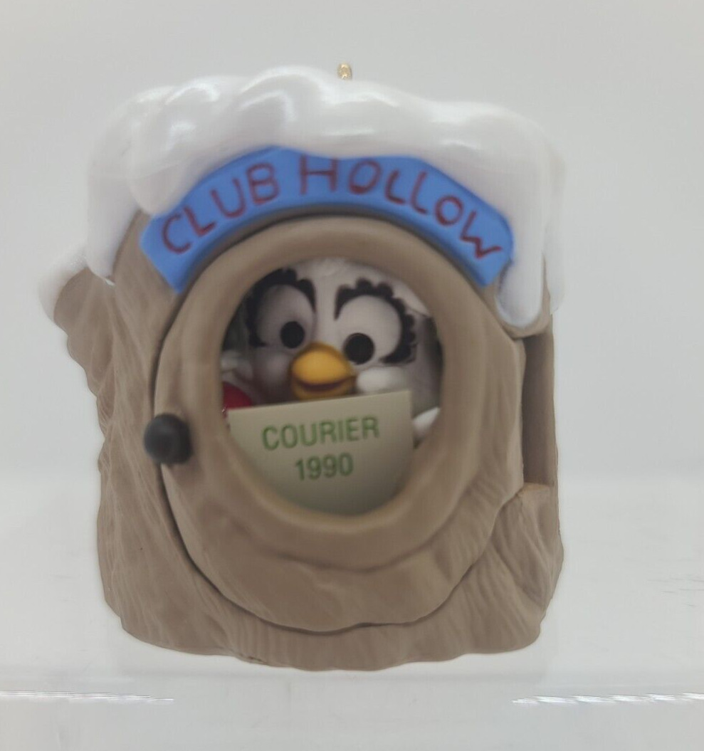 Hallmark Keepsake Ornament Collectors Club 1990 Club Hollow with Original Box