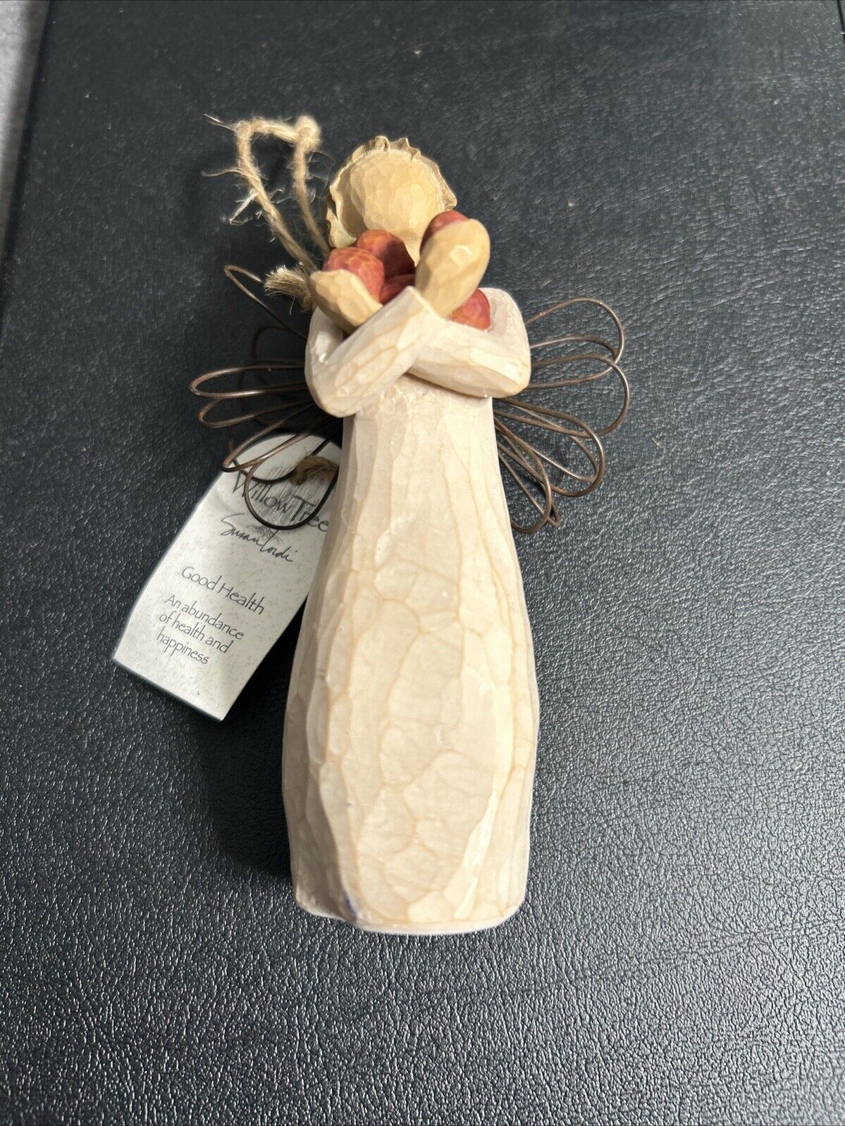 Willow Tree Good Health Angel with Apples Susan Lordi Demdaco 2003 New With Tags