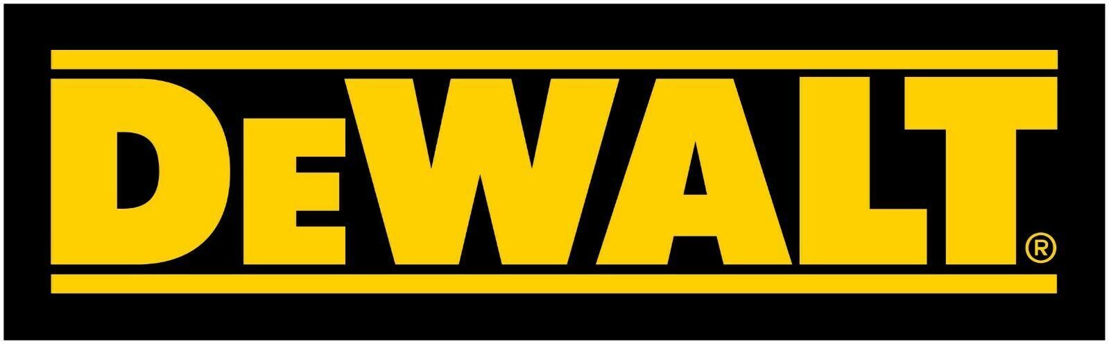 Dewalt Tools Yellow Text Logo Vinyl Decal / Sticker 10 Sizes With TRACKING