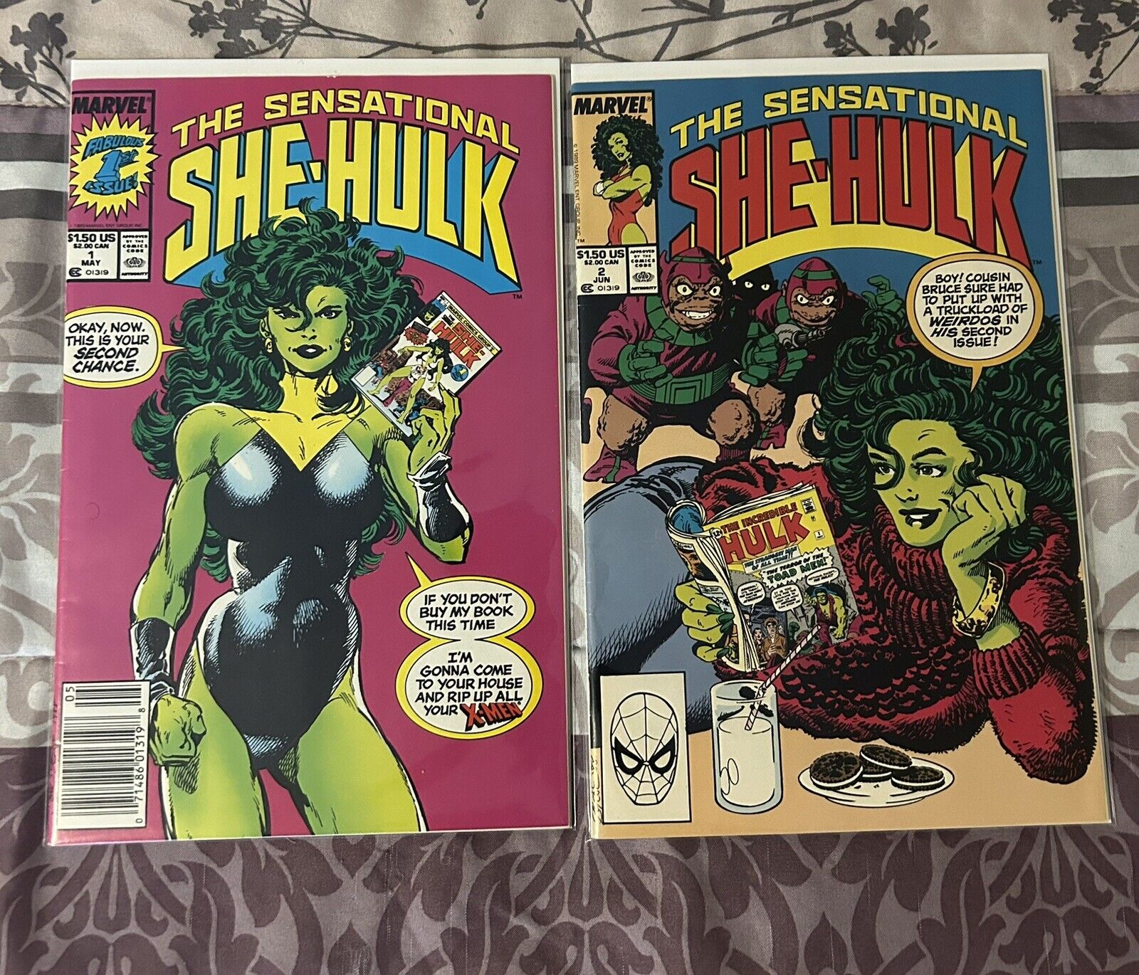 The Sensational She-Hulk 1 and 2 NM+ 🔑🔑