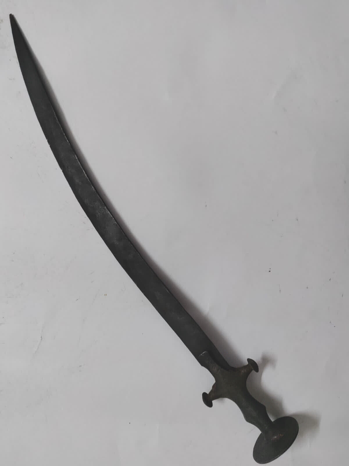 1900 Damascus Antique Sword Saber Sabre Shamshir Vintage Old Rare Collectible